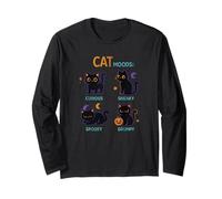 Black Cat Moods Black Cat Animal Owner Maglia a Manica