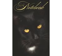 Black Cat Notebook - 100 College Ruled Pages | Cute Cat Lover Journal, Writing Notebook, Cat-Themed Gift for Women, Teens & Students