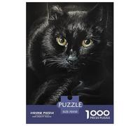 Black-cat Puzzle Giochi 1000 Pezzi Per Adulti E Ragazzi Arte Animal Puzzle Adulti Idea Regalo Per 70x50cm/1000pcs