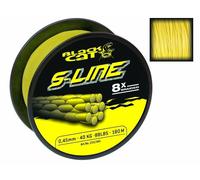 Black Cat giallo, Ø 0,55 mm, linea S 300 m, 70 kg, 0,55 mm