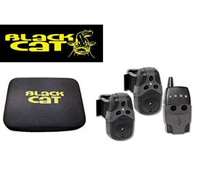 Black Cat - Set segnalatore di abboccata 2+1, set composto da segnalatore radio e ricevitore