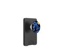 Black Cat Starry Night Van Gogh Moon Art Meow Mamma Papà PopSockets PopWallet per MagSafe