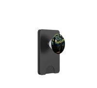 Black Cat Starry Night Van Gogh Moon Art Mom Dad Meow PopSockets PopWallet per MagSafe