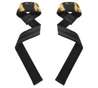 Black Cat Sunflower Daisy Spring Lifting Straps 66 cm Power Workout Polsiere Palestra per sollevamento pesi, stacchi, esercizi, allenamento della forza
