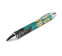 Black Cats are You Pooping Penna a sfera retrattile nera a punta fine da 0,5 mm, ad asciugatura rapida, scrittura liscia, 4 pezzi