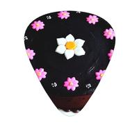 Black Chocolate Cake Wzywhj Prints - Plettri per chitarra, 12 pezzi, facili da impugnare, per basso, ukulele, chitarra acustica o elettrica