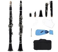 Black Clarinet 17 Keys BB B BB B Tone Piatta Clarinetto Bakelite Con Parti Di Strumenti Musicali Della Scatola