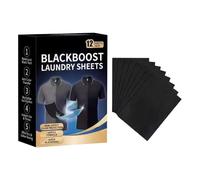 Black Clothes Dye - 11x14cm 12 Pieces Textile Sheets | Darkening Fabric Paint For Cotton Wool | Laundry Dye For T-Shirts Shoes Pants Sweaters Arts Crafts Home And Travel Use