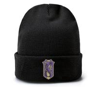 Black Clov-er Berretto Sci Uomo, Berretto Morbido e Elastico con Risvolto, Cappello da Sci Antivento e Spessa per Unisex, Sportivi(Black6)