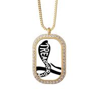 Black Cobra Animal Outline Natural Collana Ciondolo Diamante Cristallo Gioielli Dorati
