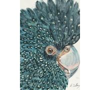 "Black Cockatoo" Notebook: "Black Cockatoo" Notebook: Featuring an Original Watercolor Painting for Your Creative Thoughts and Jottings