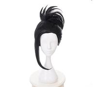 Black Cosplay Wig Boku no Hiro Akademia Momo Yaoyorozu Synthetic Hair + Wig Cap
