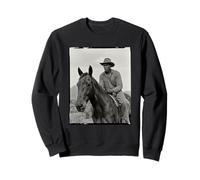 Black Cowboy Pride Western History Vintage Rider Donne Uomini Felpa