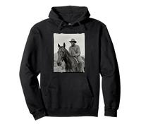 Black Cowboy Pride Western History Vintage Rider Donne Uomini Felpa con Cappuccio