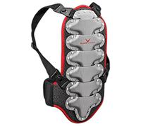 Black Crevice Bcr035572-Br-152, Paraschiena Unisex Bambini, Nero/Rosso, 152