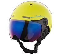 Black Crevice BCR140198-YB-1_Yellow/Blue_54-57 - Casco da Sci, 54-57, Colore: Giallo/Blu