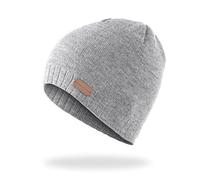 Black Crevice Berretto da Uomo dal Design Sportivo (Taglia Unica, Grigio)