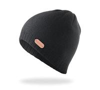 Black Crevice Berretto da Uomo dal Design Sportivo (Taglia Unica, Nero)