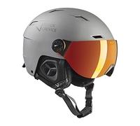 BLACK CREVICE Casco da sci con visiera KIRCHBERG I Casco traspirante uomo e donna con fori per areazione I Casco unisex I Casco adattabile I Alta vestibilità