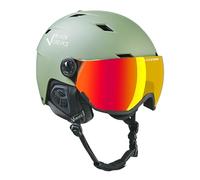 BLACK CREVICE Casco da sci con visiera Kirchberg Olivin, M (54-57 cm)