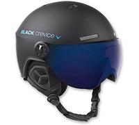 BLACK CREVICE Casco da sci Gstaad I Casco da sci con visiera stile pilota in diversi colori I Casco da sci per Uomo & Donna I Casco da sci in policarbonato I Casco traspirante I Regolabile