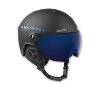 Black Crevice Casco da Sci Gstaad Nero/Blu S/M (54-57 cm)