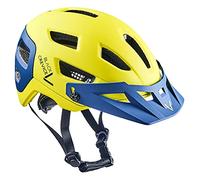 Black Crevice, Casco Unisex adulto, Giallo/Navy, S