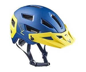Black Crevice, Casco Unisex adulto, Navy/Giallo, S