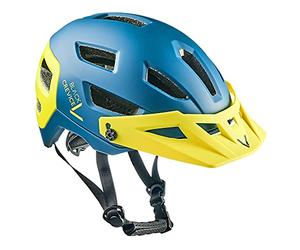 Black Crevice, Casco Unisex adulto, Petrolio/Giallo, S