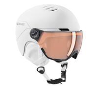 Black Crevice Cortina, casco da sci per bambini, con visiera e ventilazione, casco da snowboard per ragazzi e ragazze, con cuscinetti auricolari e supporto per occhiali da sci, misura regolabile