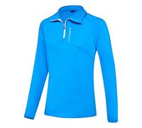 Black Crevice Dolcevita da Donna in Lana Merino, Sci, Blu, 44