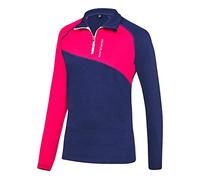 Black Crevice Dolcevita da Donna in Lana Merino, Sci, Rosa/Navy, 36