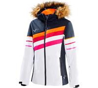 Black Crevice Damen Skijacke Giacca da Sci, White/Black, 42 Donna