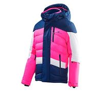 Black Crevice Unisex-Bambini e Ragazzi, Giacca da Sci, Blu/Rosa/Bianco, 164