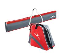 Black Crevice Set di borse da sci I Set con borsa da sci e borsa per scarponi da sci I Robuste in 600D/PVC I Set da sci con tracolla I Borsa da sci: 190x13x30cm I Borsa scarponi: 45x39x25cm