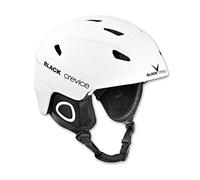 BLACK CREVICE Kitzbühel Casco da sci (Medium, Bianco)