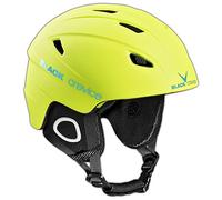 BLACK CREVICE Kitzbühel Casco da sci (Medium, Giallo)