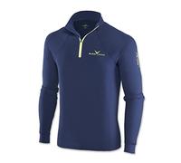 Black Crevice Longsleeve Tecnica Blu/Giallo S