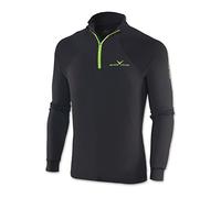 Black Crevice Longsleeve Tecnica Nero/Verde 2XL