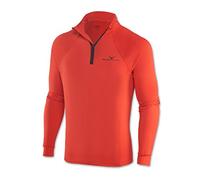 Black Crevice Longsleeve Tecnica Rosso/Nero 3XL