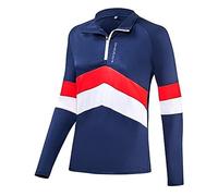 Black Crevice Maglia Funzionale Zip Donna I Maglia Funzionale di qualità in Poliestere-Elastan Donna I Maglia Sportiva Funzionale Traspirante I Maglia Sportiva Comoda Donna