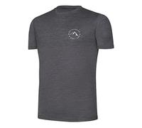 Black Crevice Maglietta da Uomo in Lana T-Shirt, Antracite