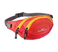 BLACK CREVICE Marsupio I marsupio per uomo & donna I cinghia regolabile I imbottito dietro I marsupio con 2 tasche con cerniera I marsupio sportivo in 4 colori