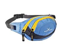 BLACK CREVICE Marsupio I marsupio per uomo & donna I cinghia regolabile I imbottito dietro I marsupio con 2 tasche con cerniera I marsupio sportivo in 4 colori