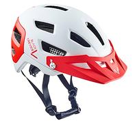 Black Crevice MTB, Casco da bicicletta, Bianco Rosso, M/L (58-61 cm)