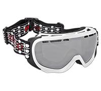 Black Crevice Occhiali da Neve Bianco/Argentato