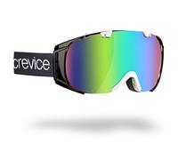 Black Crevice Occhiali da Neve Flachau Nero/Bianco