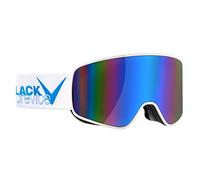 Black Crevice Occhiali da Neve Planai Bianco/Blu