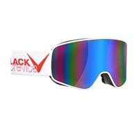 Black Crevice Occhiali da Neve Planai Bianco/Rosso