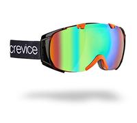Black Crevice Occhiali da Neve Warh Nero/Arancione